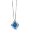 Blue Moon Pendant Long Necklace