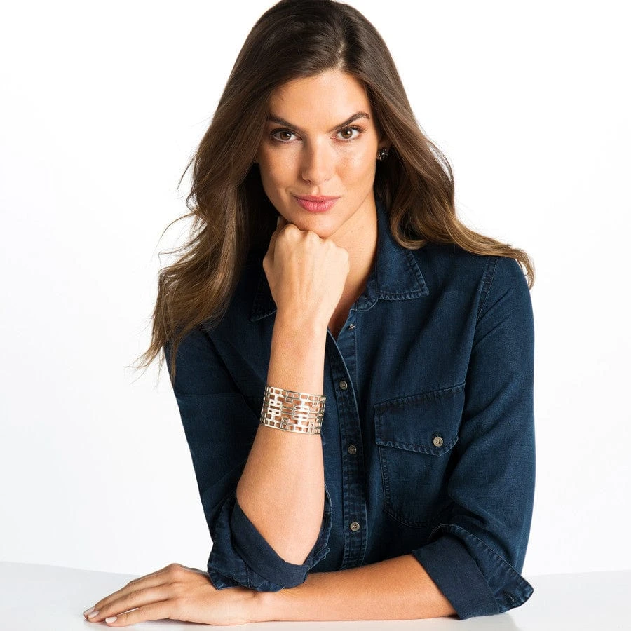 Christo Lyon Wide Cuff Bracelet - Image 6