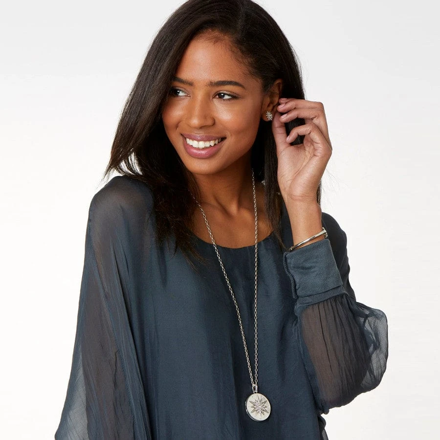 Contempo Ice Starburst Convertible Locket Necklace - Image 6