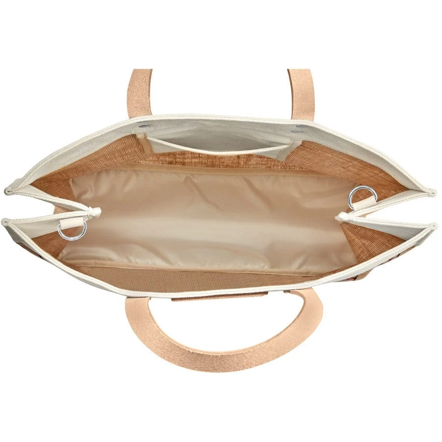 Fly Away East West Burlap Tote - Image 2