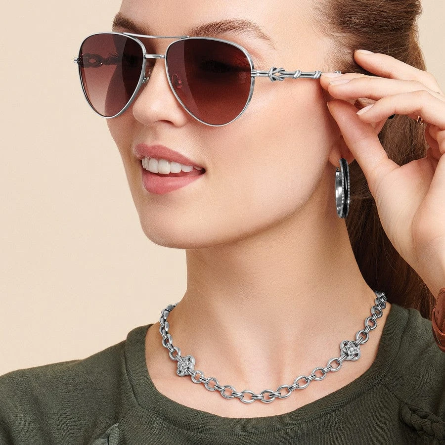 Interlok Noir Heirloom Hoop Earrings - Image 2