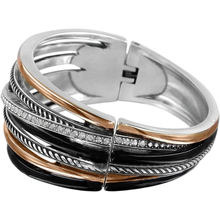 Neptune's Rings Black Hinged Bangle - Image 2