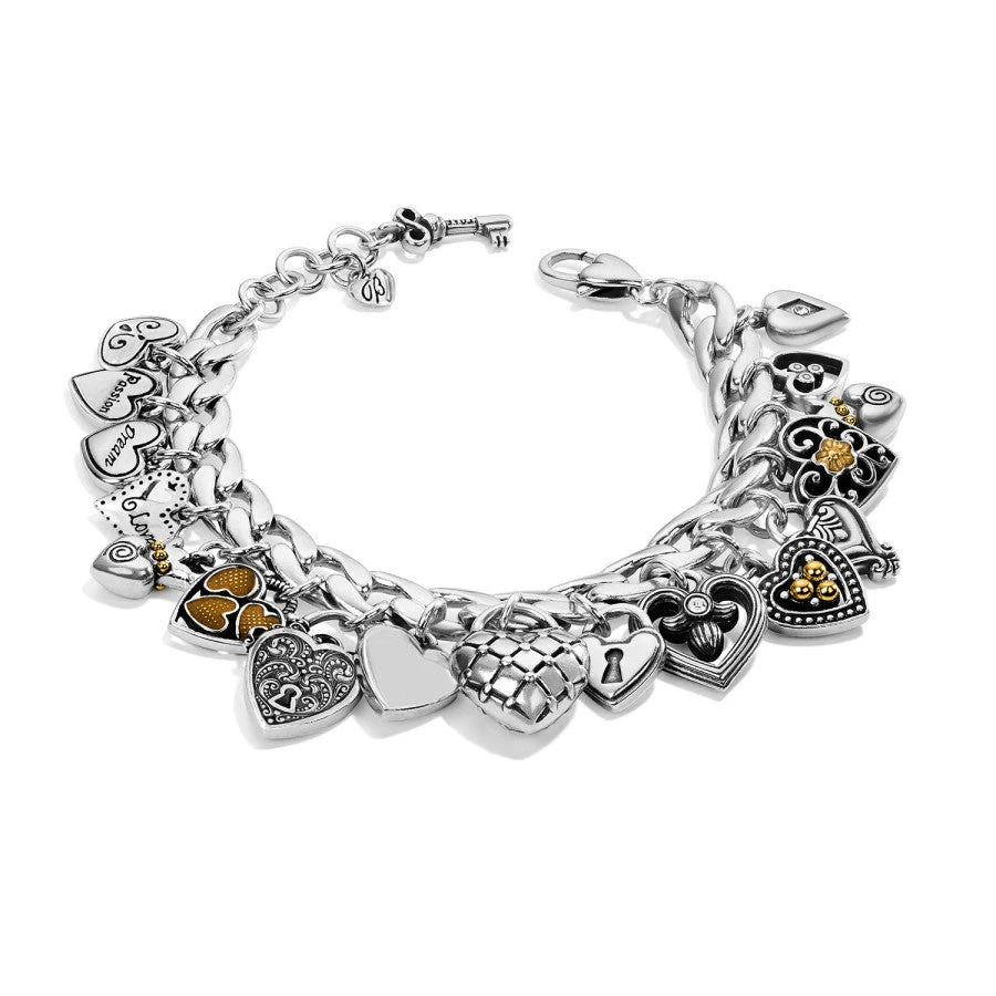 One Heart Charm Bracelet - Image 2