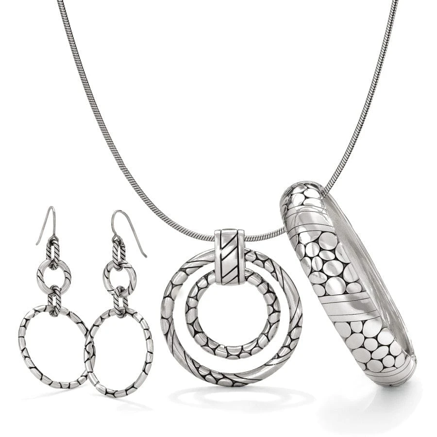 Pebble Rings French Wire Earrings - Image 2