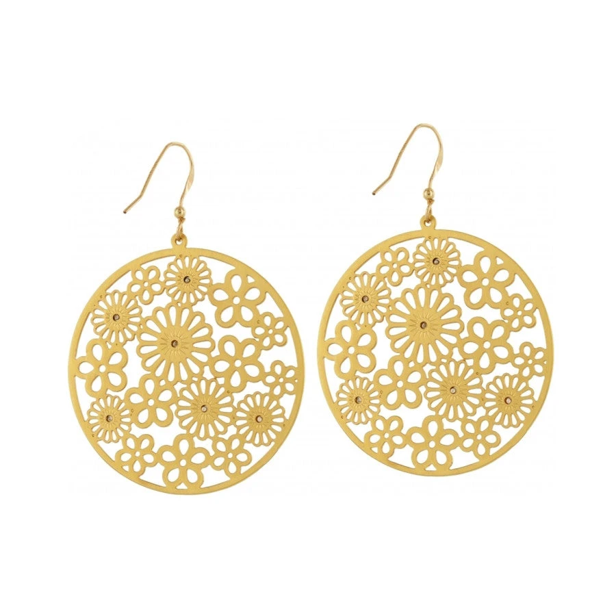 Posey Disc French Wire Earrings - Image 3