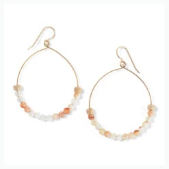 Sunset Cove Hoop Earrings