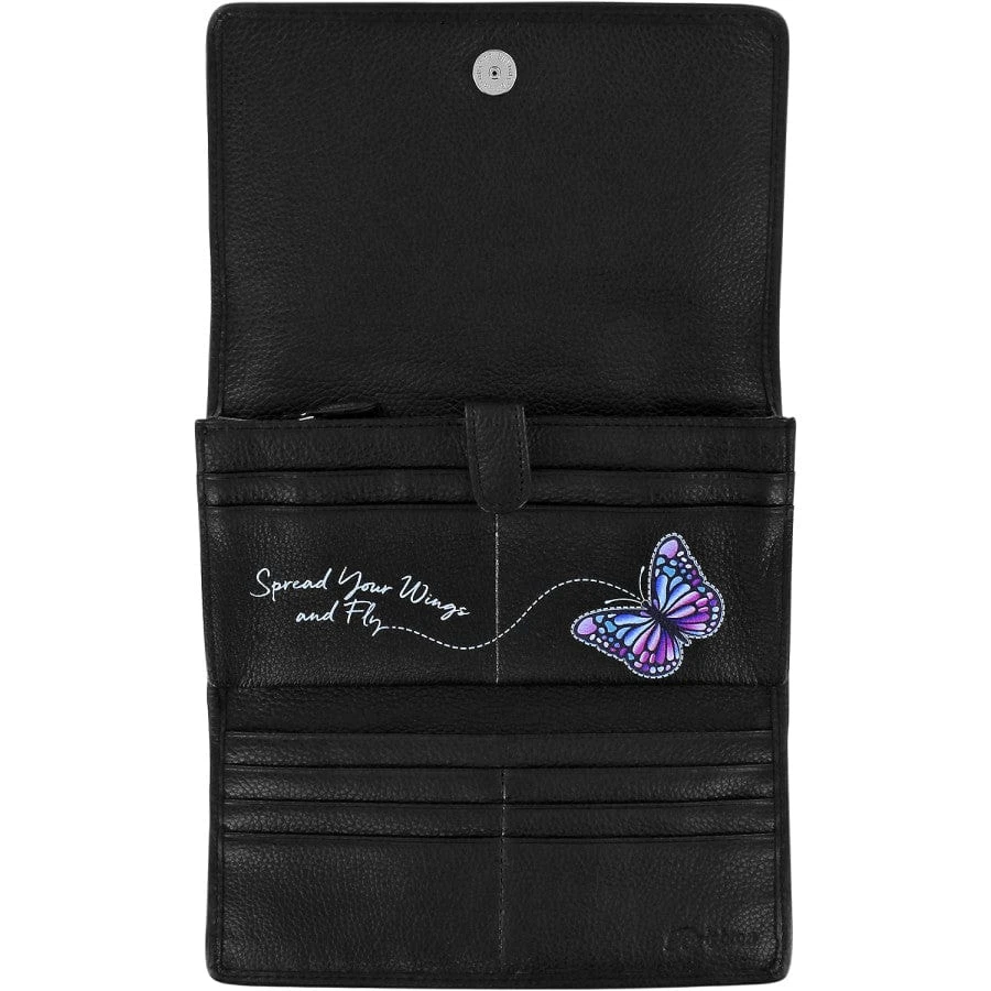 Wild Garden Beaded Clutch Wallet - Image 2