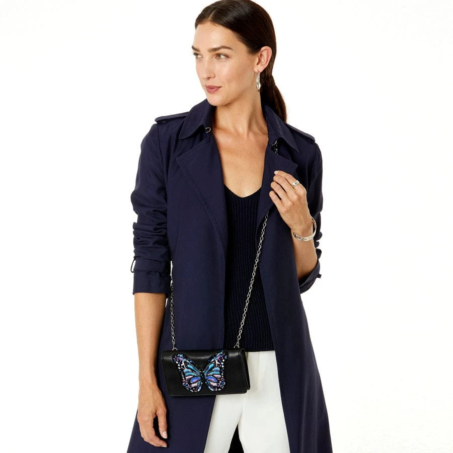 Wild Garden Beaded Clutch Wallet - Image 5